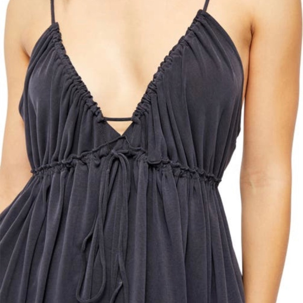 FREE PEOPLE SUNDROP NAVY TOP